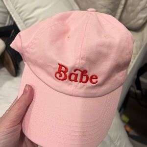 Hatch Pink Babe Embroidered Cap